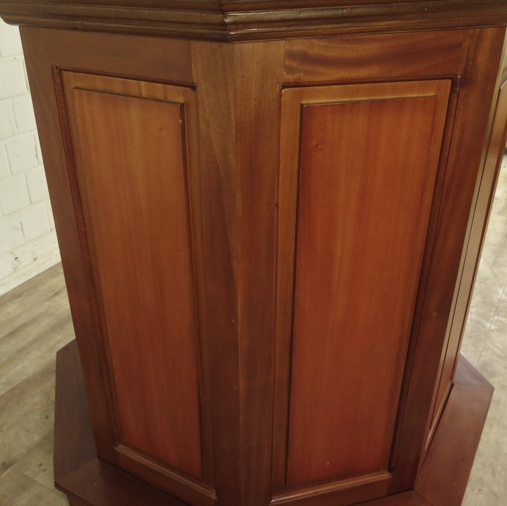 Stehtisch Bartisch Mahagoni Ø 1,27