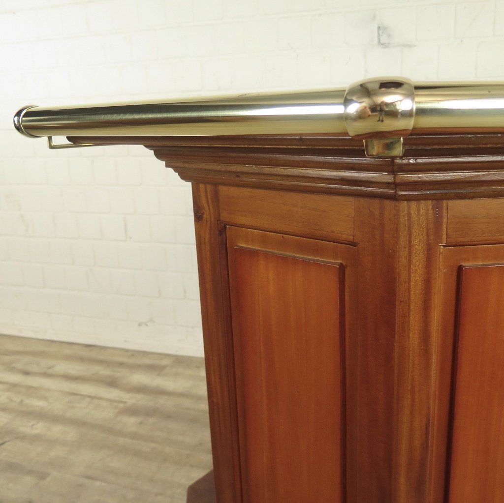Stehtisch Bartisch Mahagoni Ø 1,27