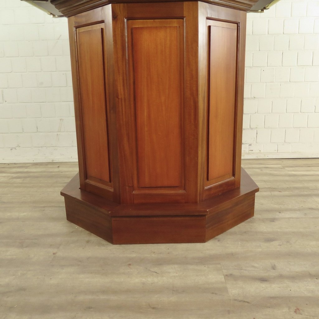 Stehtisch Bartisch Mahagoni Ø 1,27