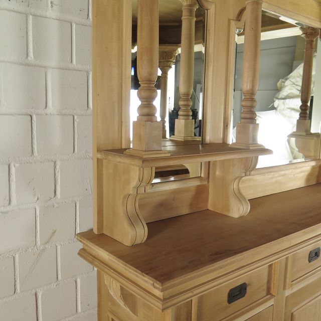 Hausbar Theke Mahagoni 2,06 m
