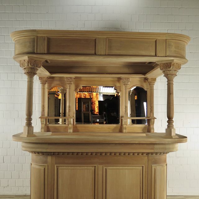 Hausbar Theke Mahagoni 2,06 m