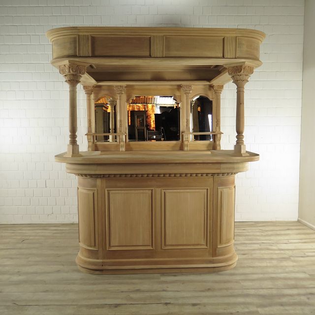 Hausbar Theke Mahagoni 2,06 m