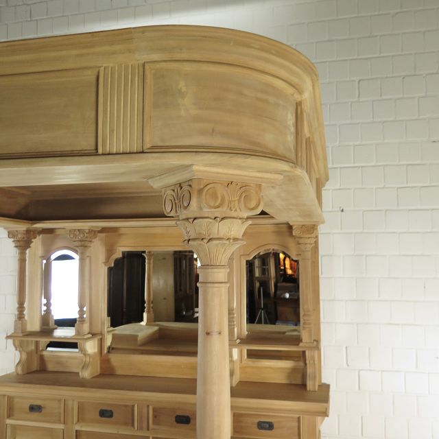 Hausbar Theke Mahagoni 2,06 m