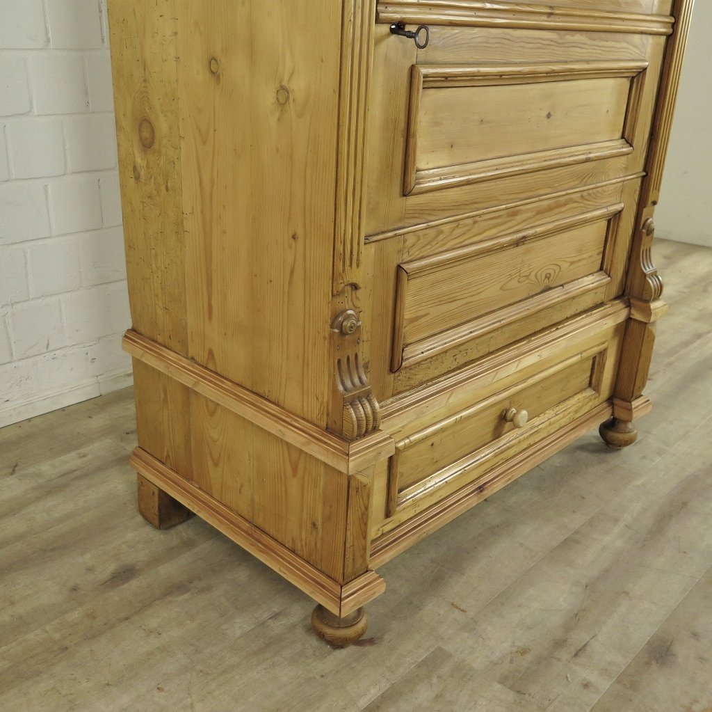 Blender Sekretär Schrank Gründerzeit 1880 Kiefer