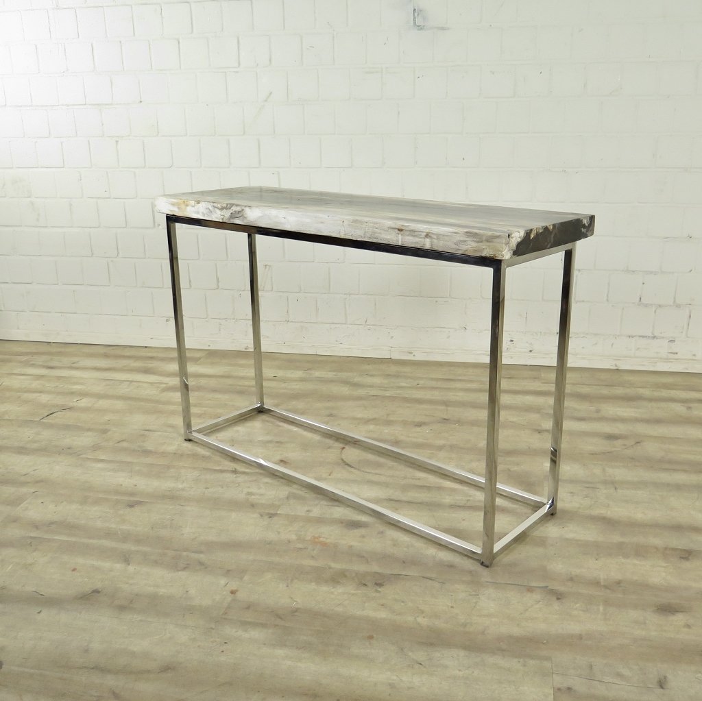 Wandtisch Sideboard Fossil versteinertes Holz 1,20 m x 0,40 m