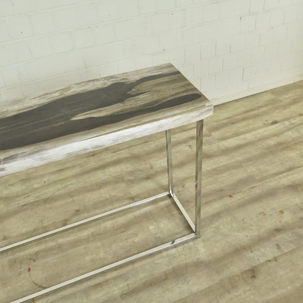 Wandtisch Sideboard Fossil versteinertes Holz 1,20 m x 0,40 m