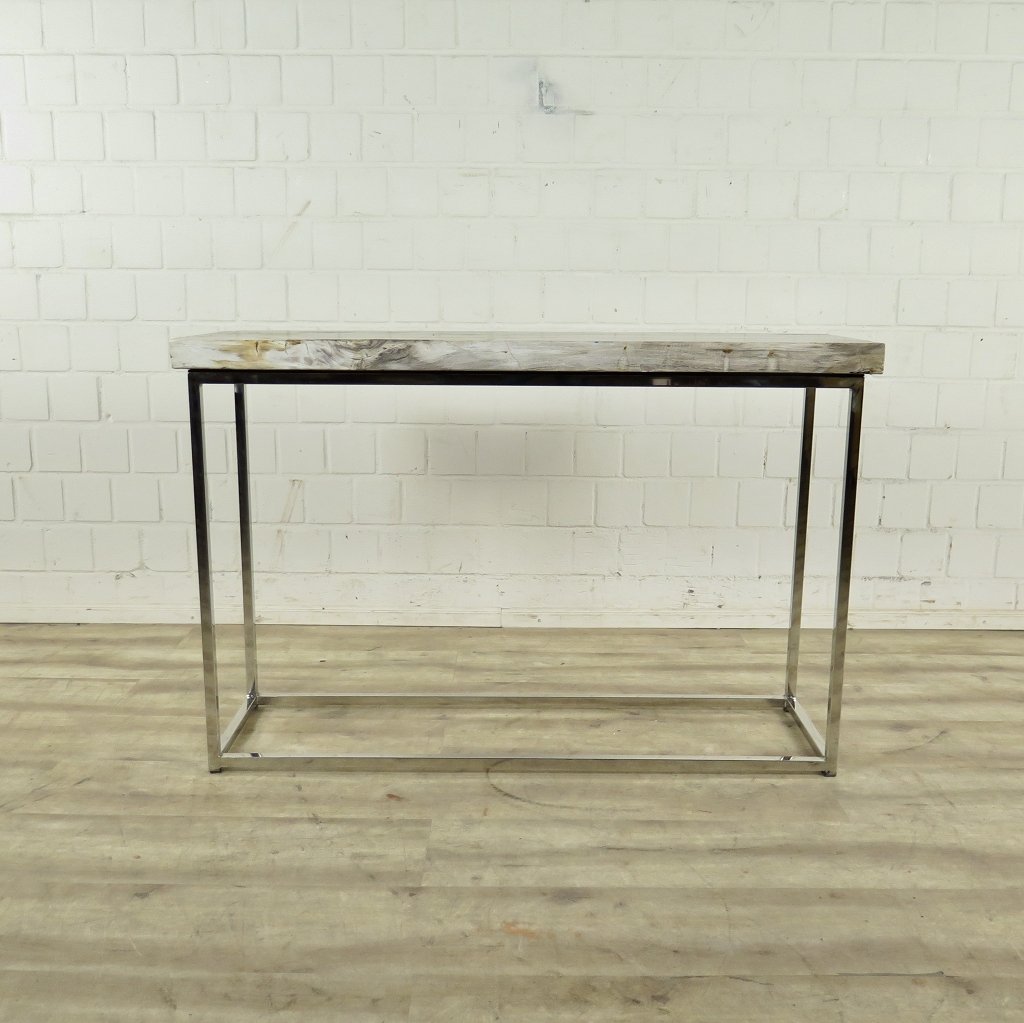 Wandtisch Sideboard Fossil versteinertes Holz 1,20 m x 0,40 m