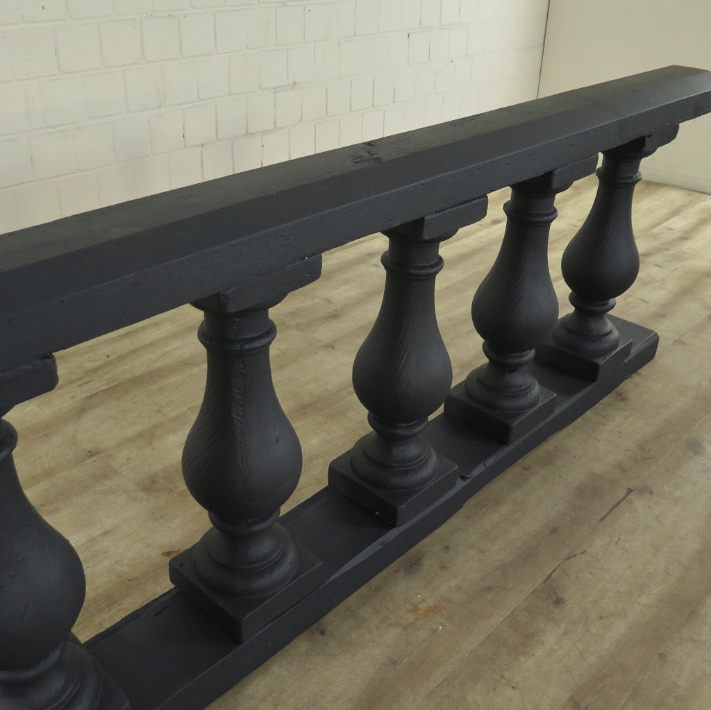 Balustrade Massivholz Beton