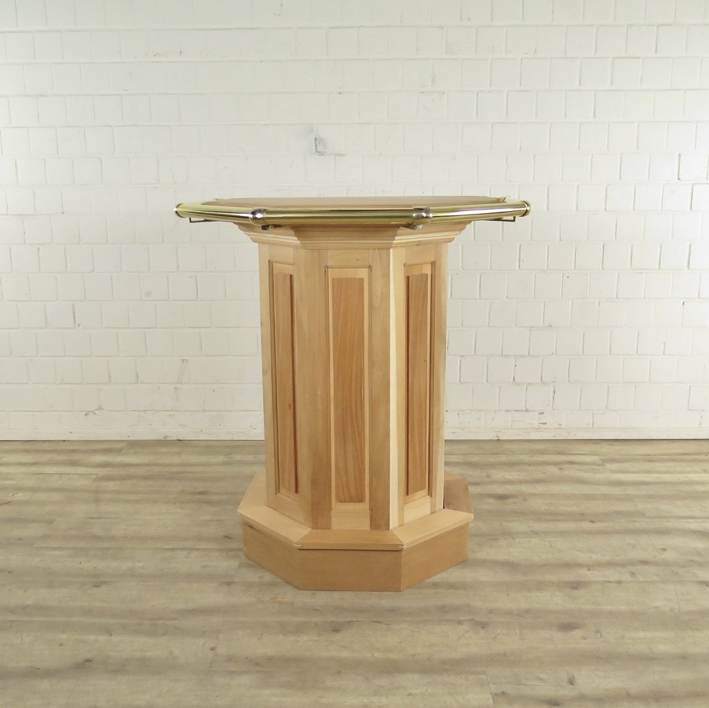 Stehtisch Bartisch Mahagoni Ø 1,08