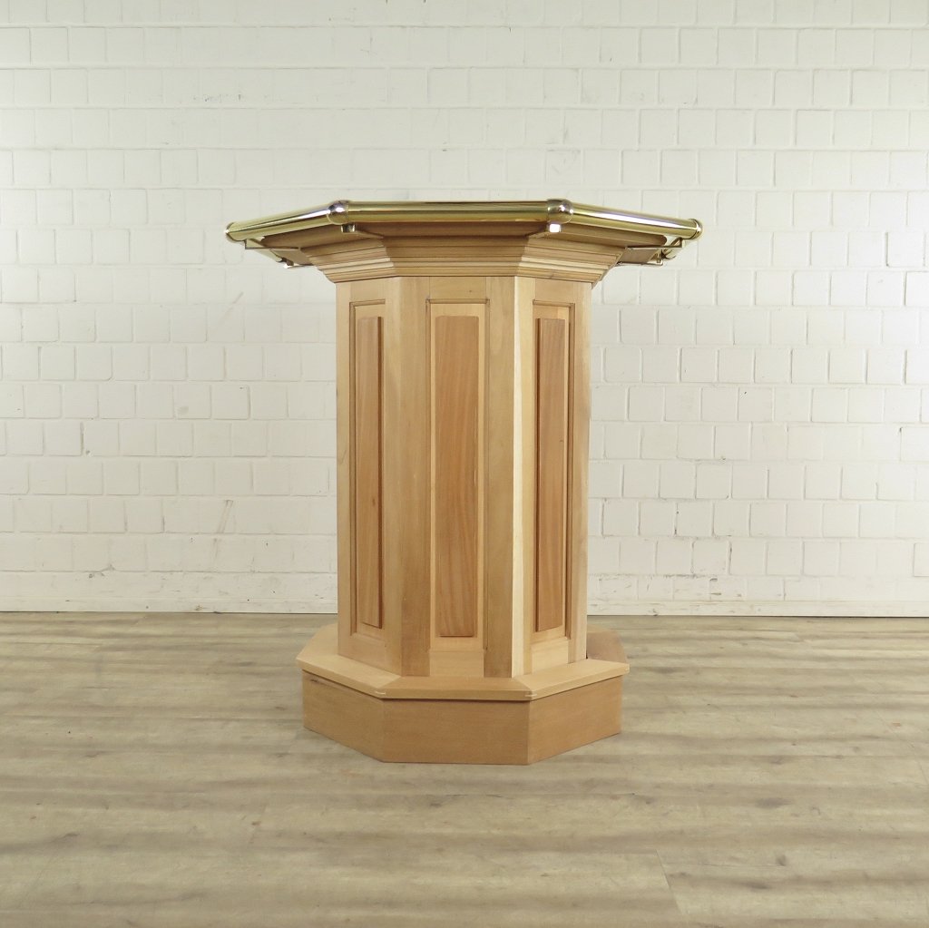 Stehtisch Bartisch Mahagoni Ø 1,08