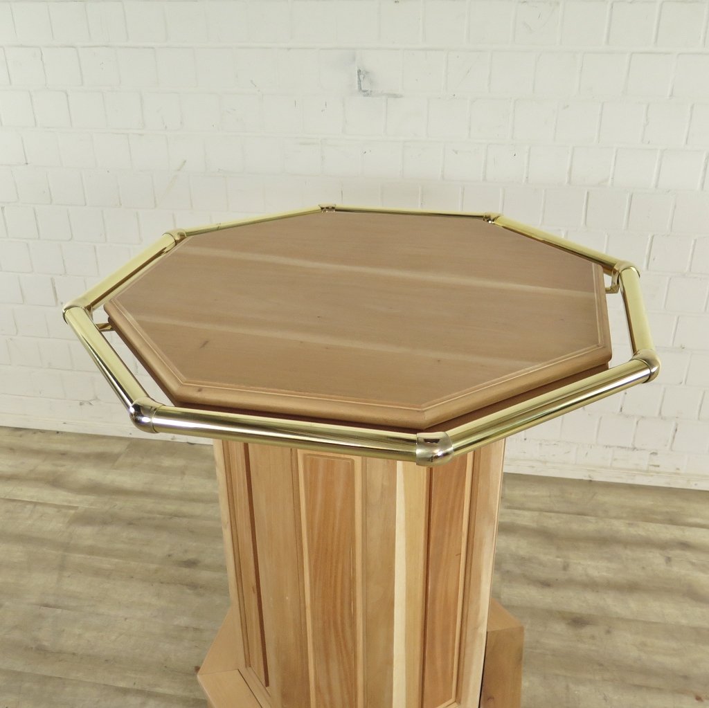 Stehtisch Bartisch Mahagoni Ø 1,08