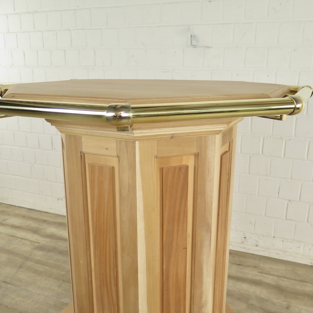 Stehtisch Bartisch Mahagoni Ø 1,08