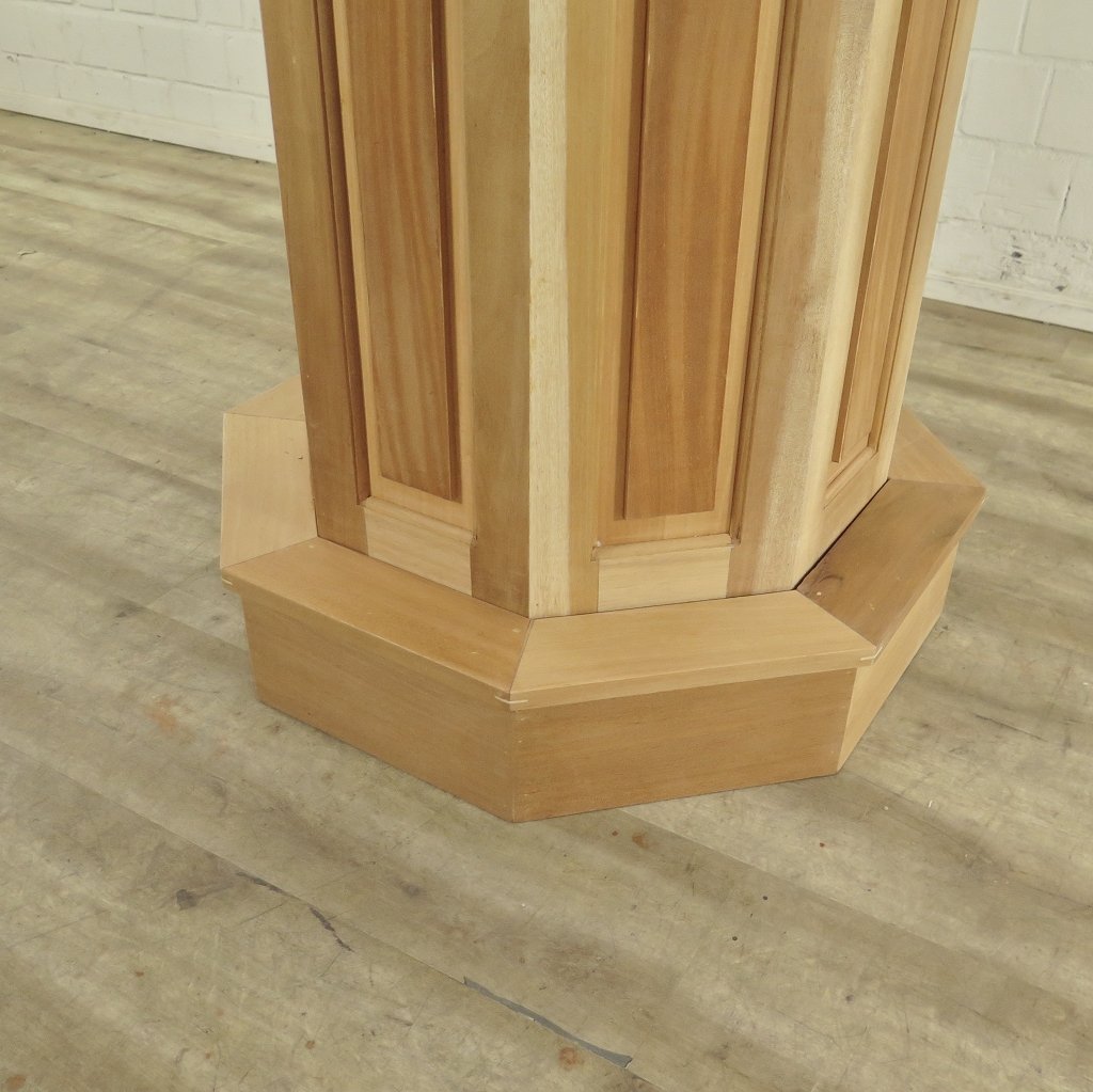 Stehtisch Bartisch Mahagoni Ø 1,08