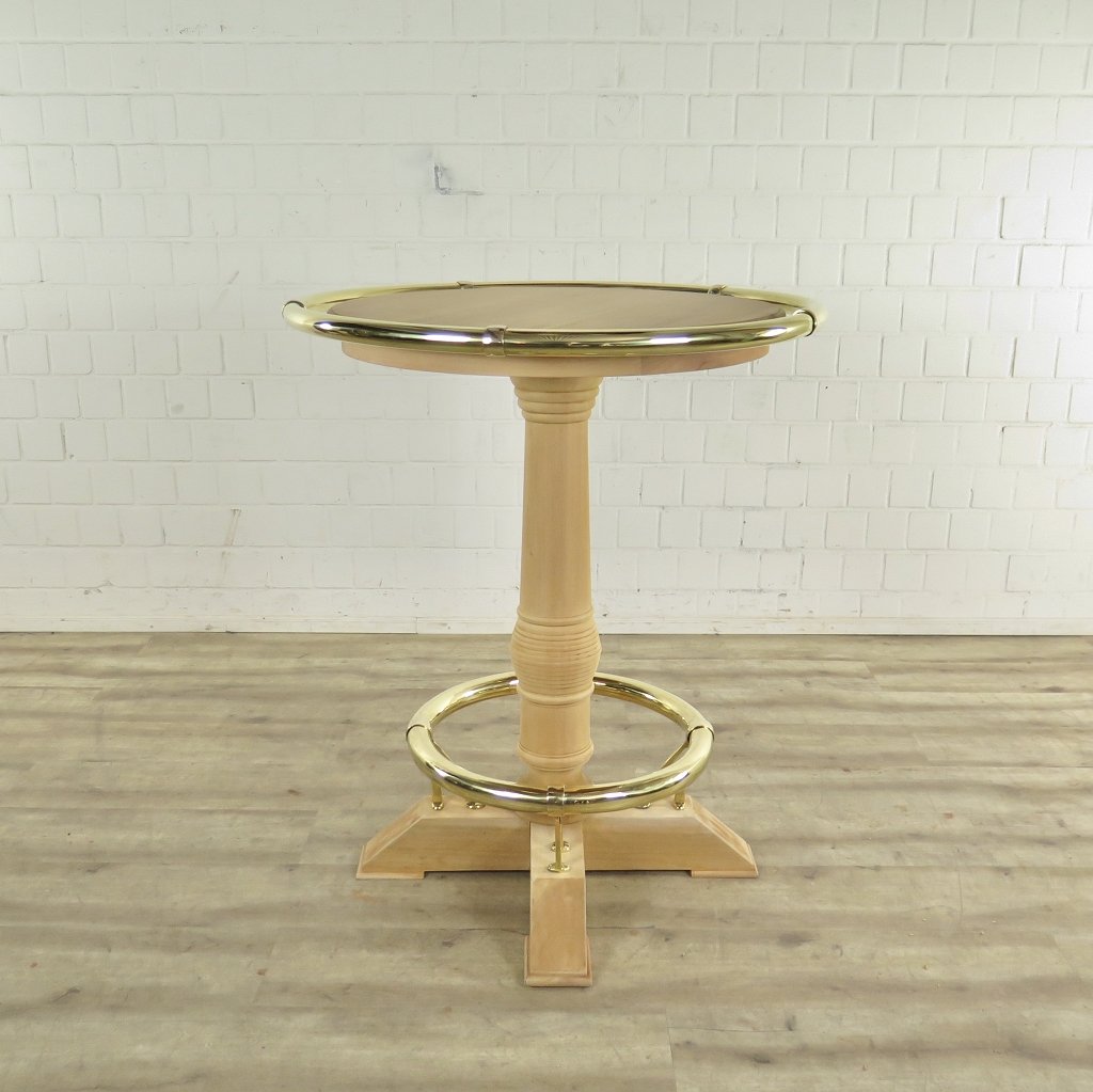 Stehtisch Bartisch Mahagoni Ø 0,93