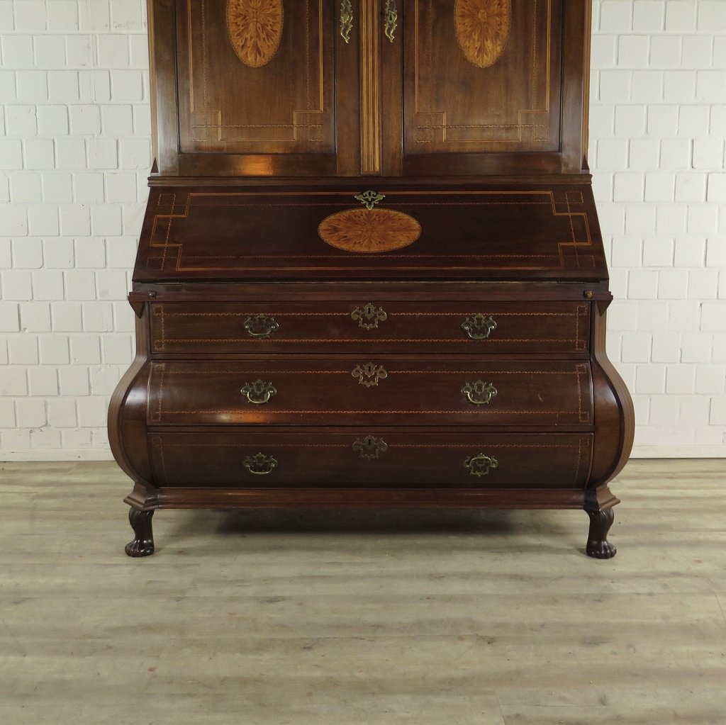 Sekretär Aufsatzsekretär Barock 1800 Nussbaum