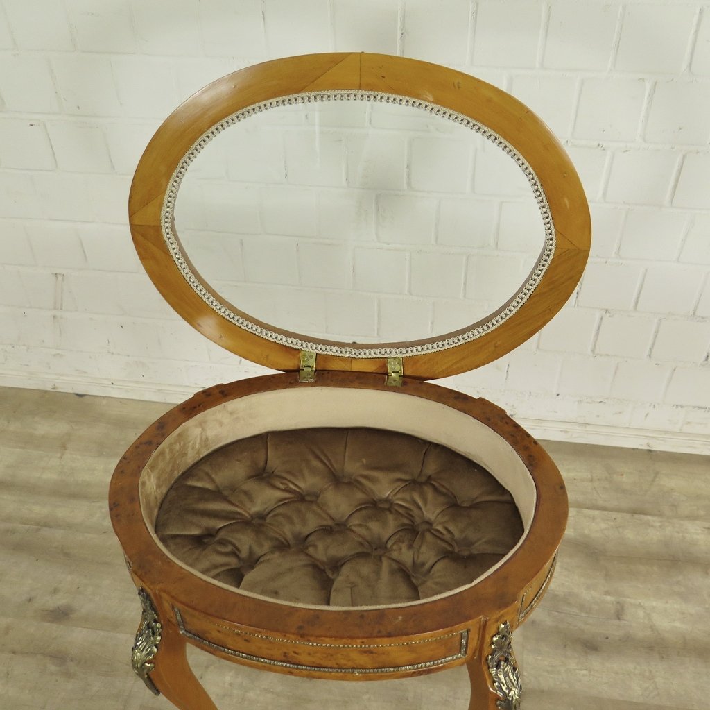 Tischvitrine Tisch Nussbaum 0,60 m x 0,45 m