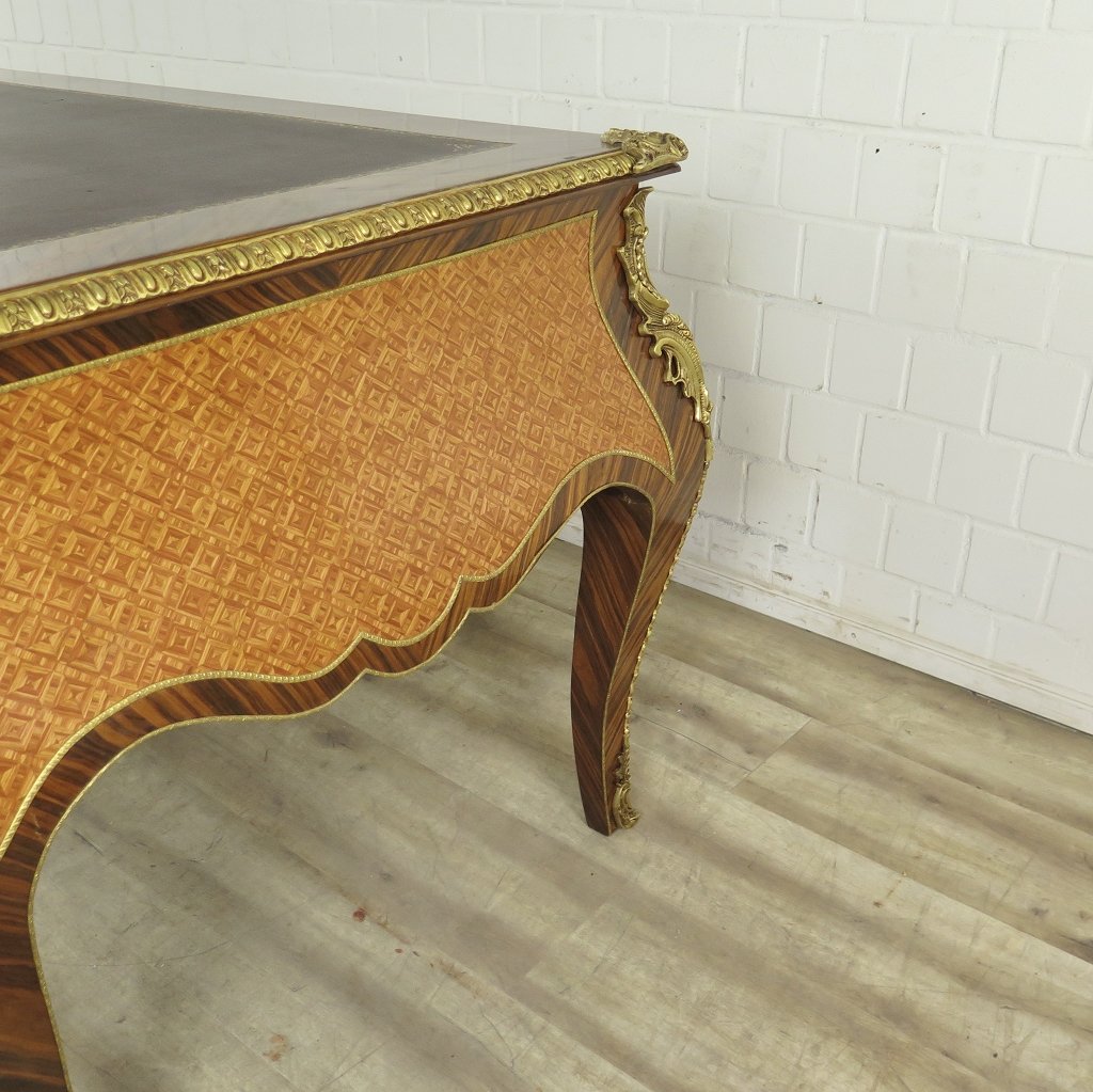 Schreibtisch Nussbaum Barockstil 1,70 m