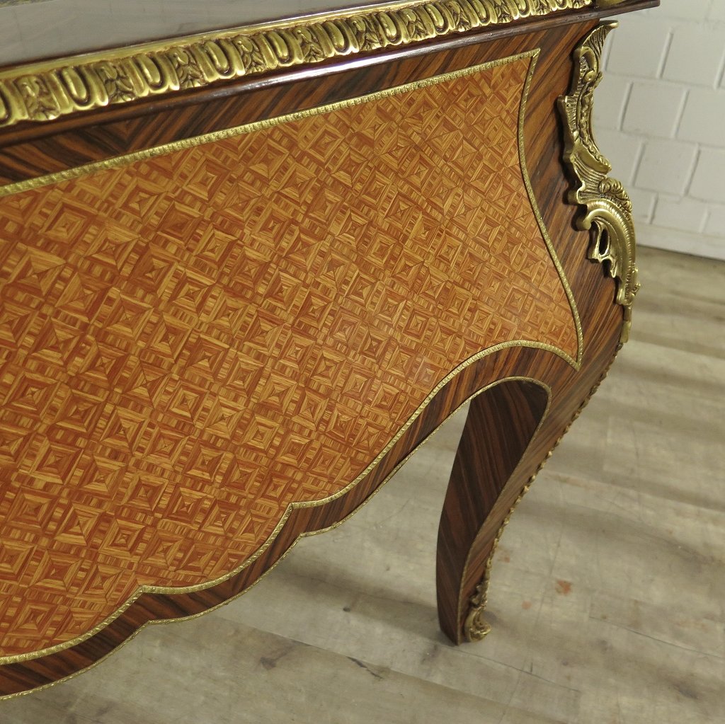 Schreibtisch Nussbaum Barockstil 1,70 m