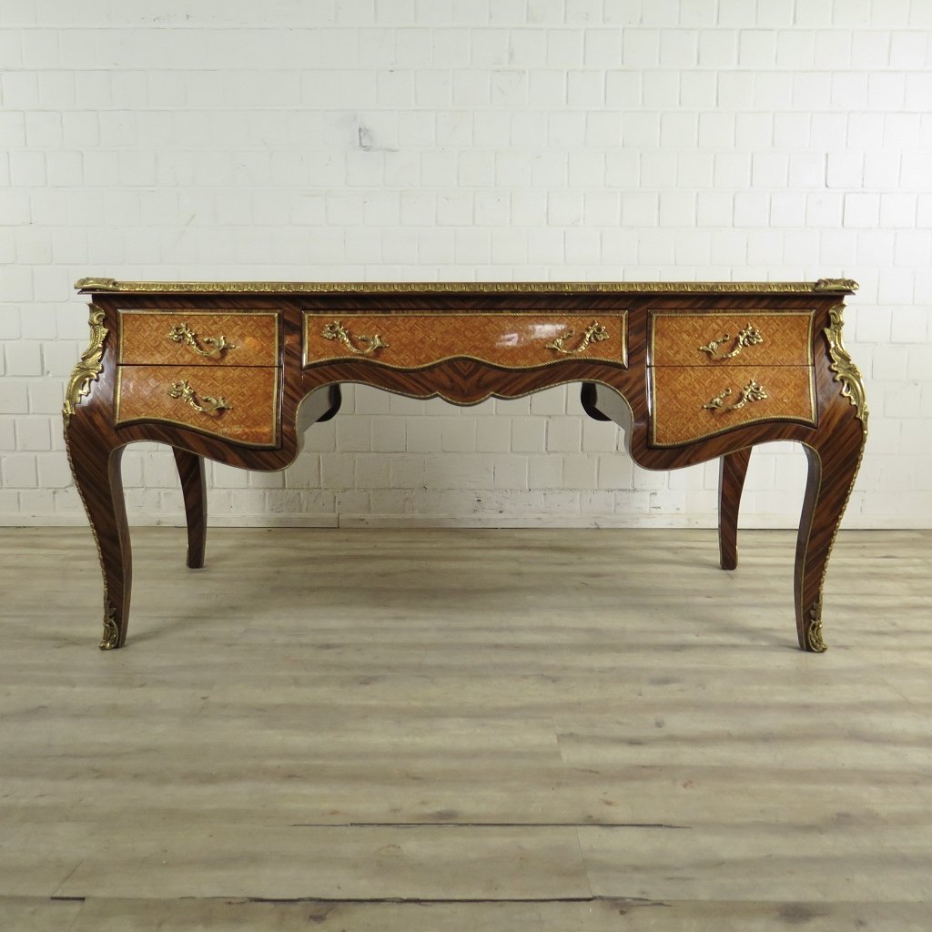 Schreibtisch Nussbaum Barockstil 1,70 m