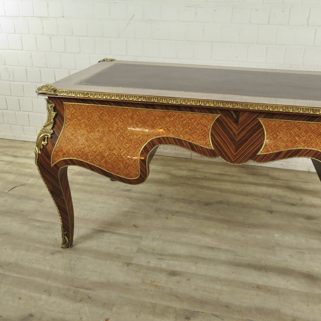 Schreibtisch Nussbaum Barockstil 1,70 m