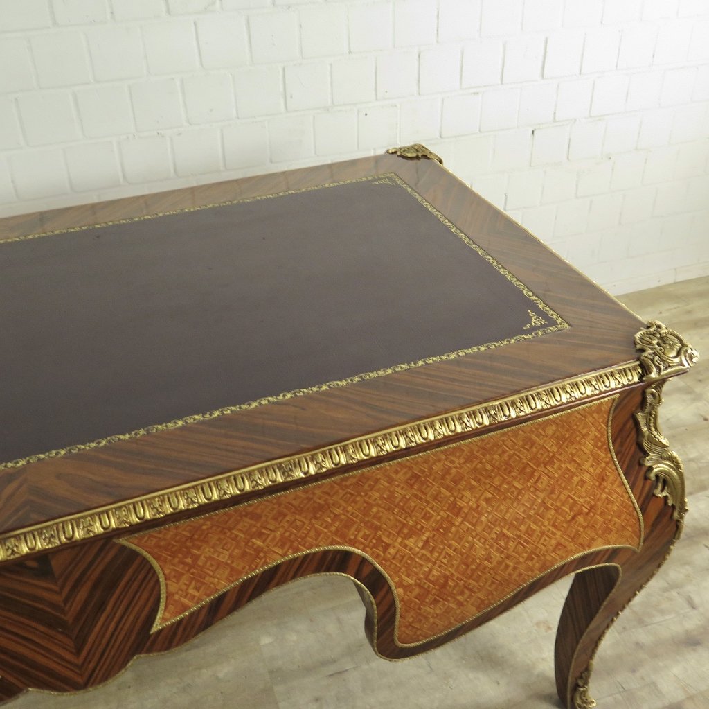 Schreibtisch Nussbaum Barockstil 1,70 m