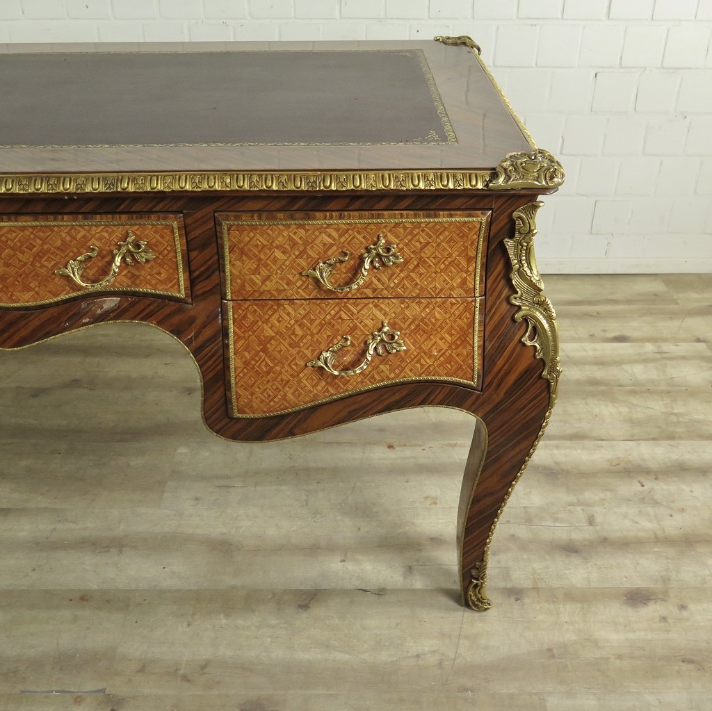 Schreibtisch Nussbaum Barockstil 1,70 m