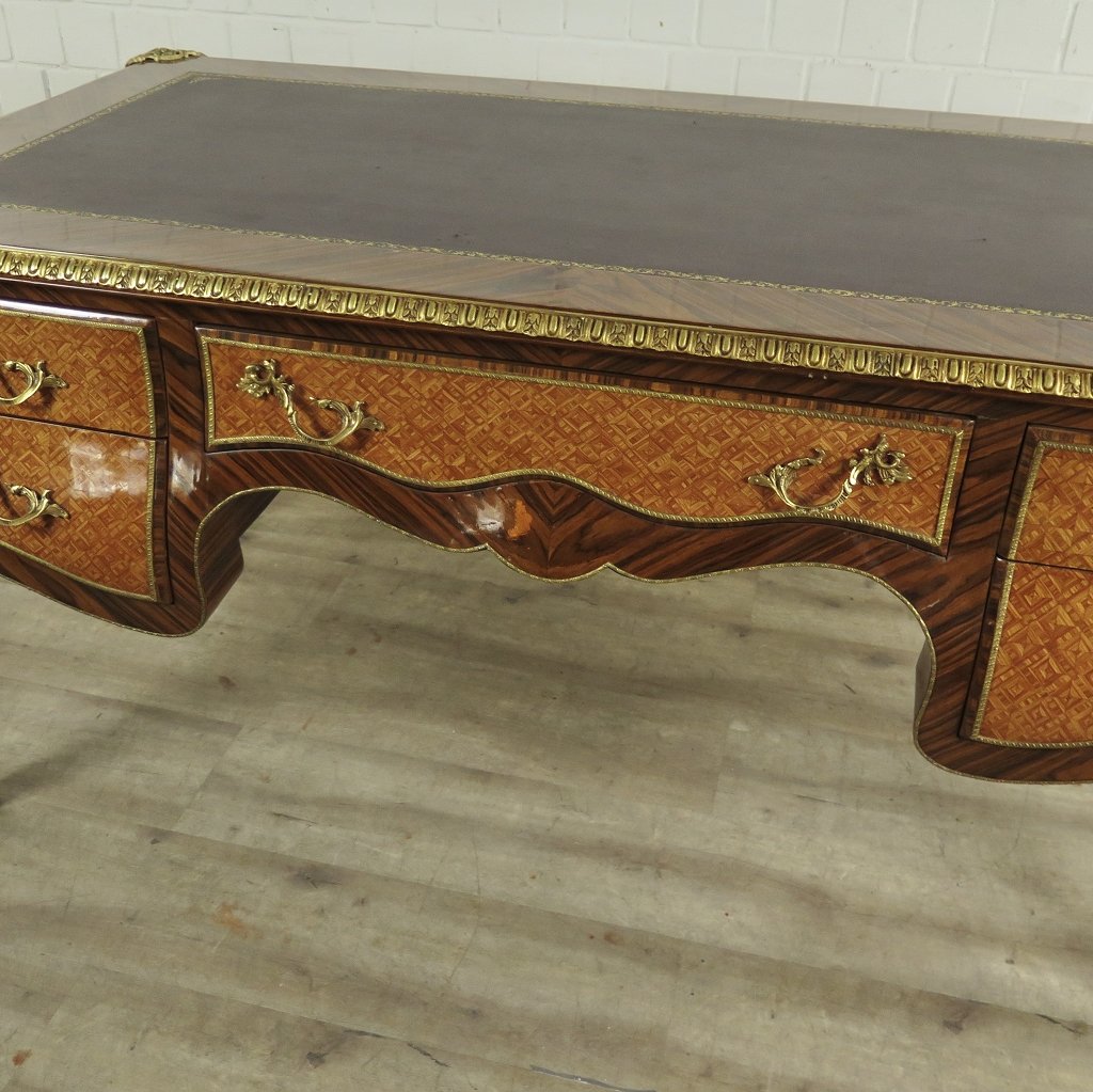 Schreibtisch Nussbaum Barockstil 1,70 m