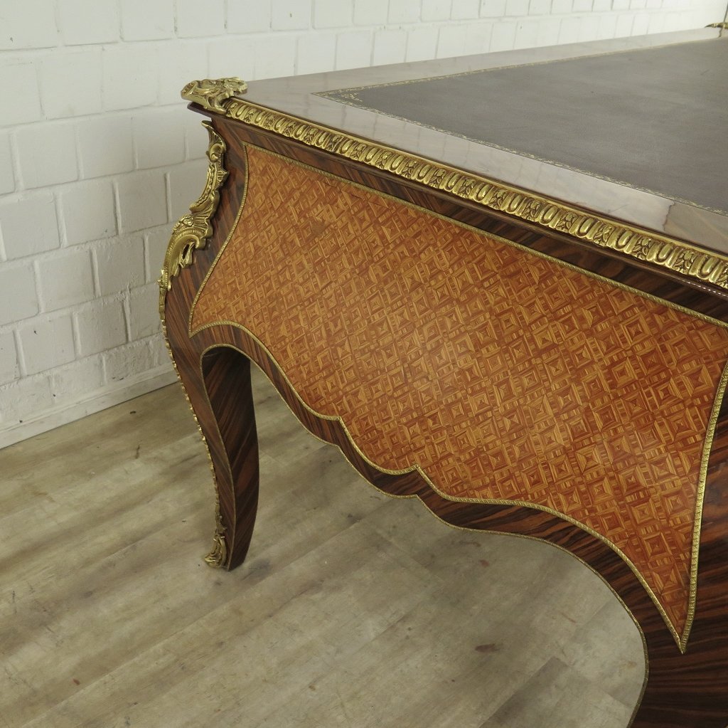 Schreibtisch Nussbaum Barockstil 1,70 m