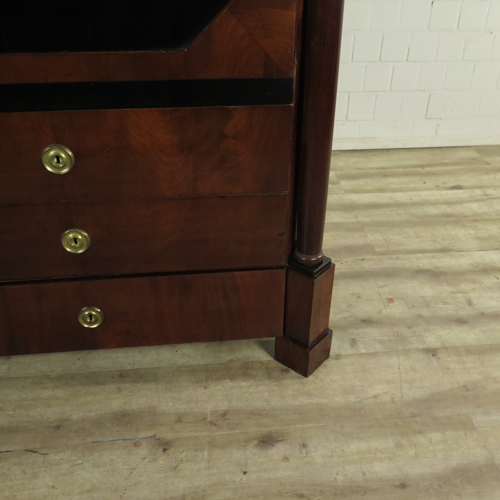 Sekretär Biedermeier 1840 Mahagoni