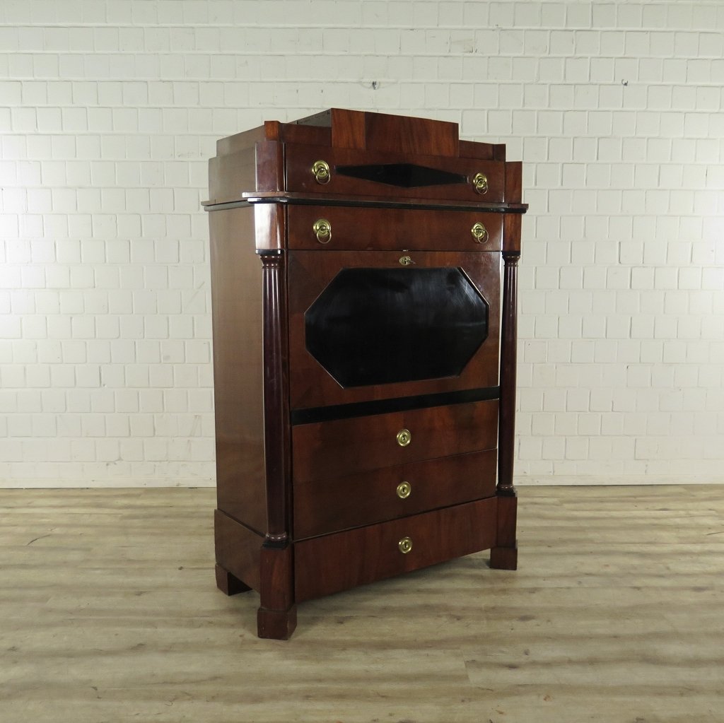 Sekretär Biedermeier 1840 Mahagoni