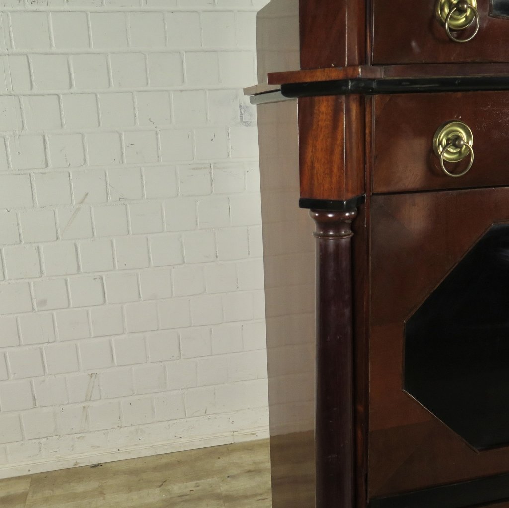 Sekretär Biedermeier 1840 Mahagoni