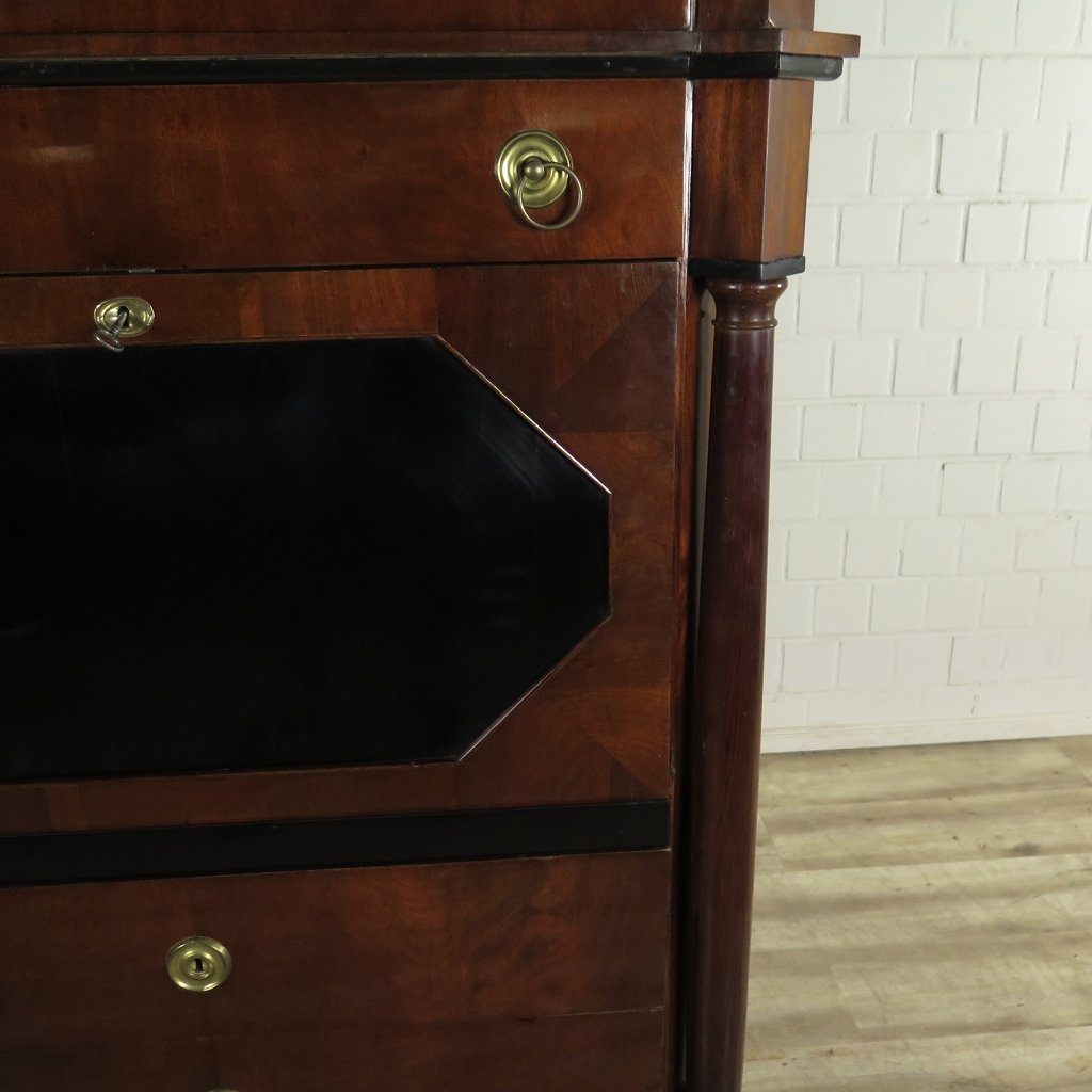 Sekretär Biedermeier 1840 Mahagoni