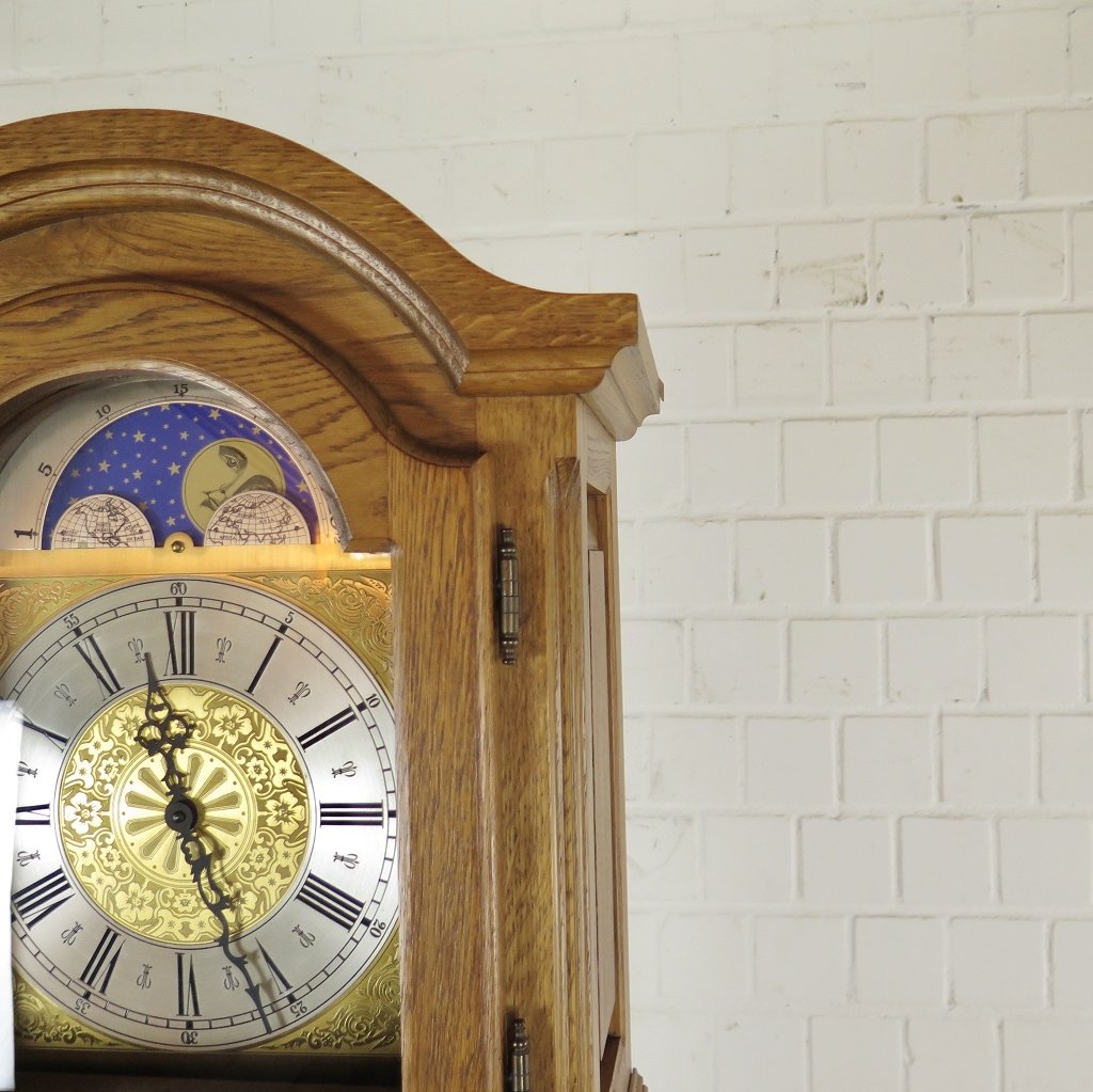 Standuhr Uhr Eiche