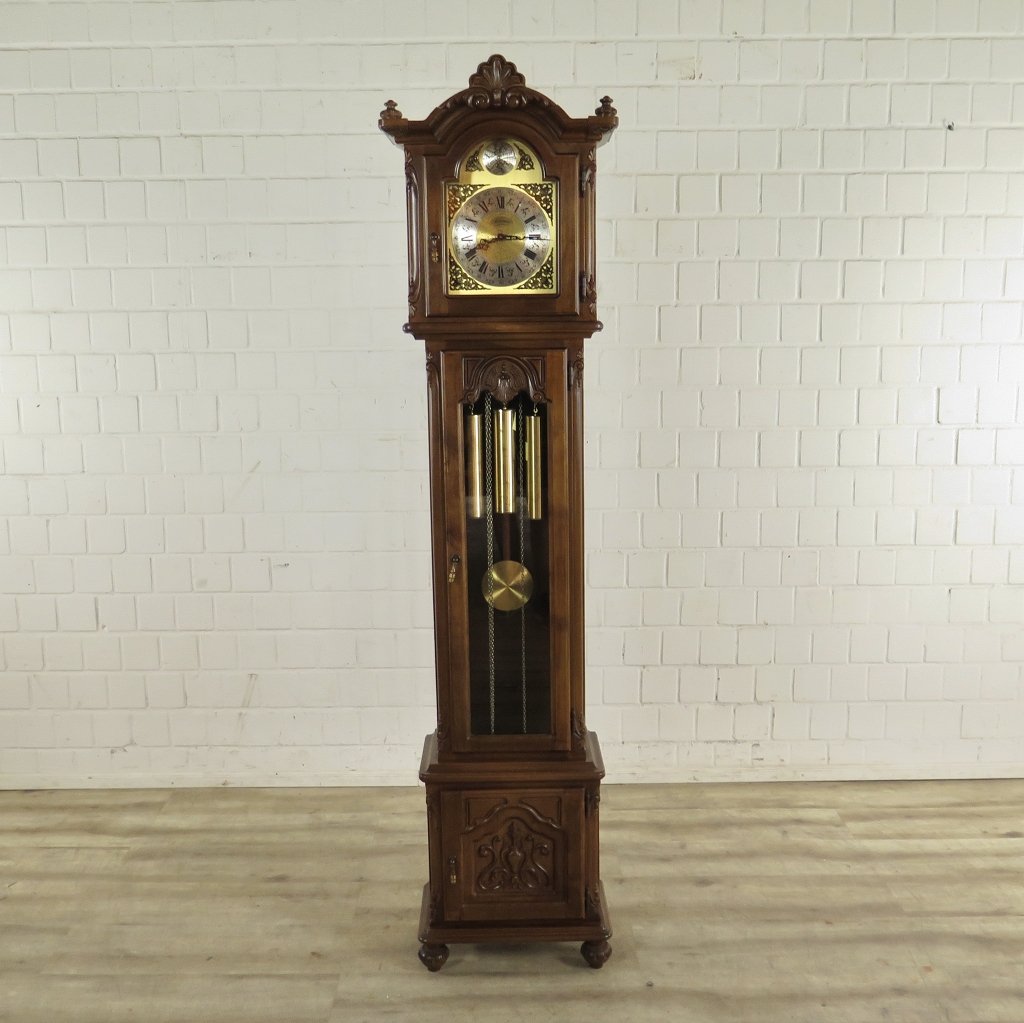 Standuhr Uhr Artime Nussbaum Westminster