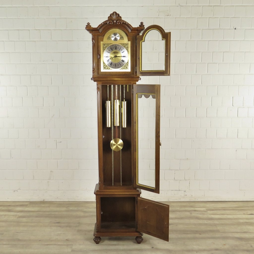 Standuhr Uhr Artime Nussbaum Westminster