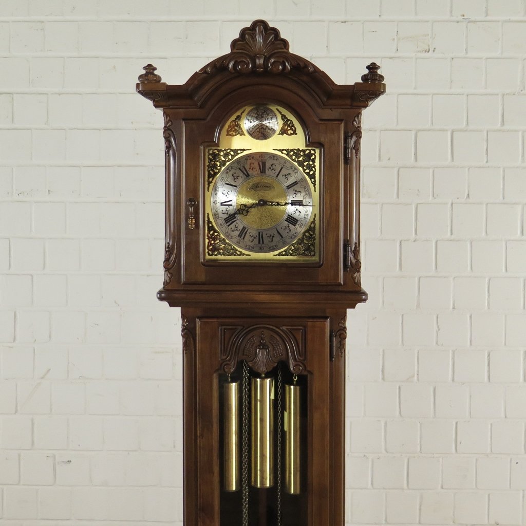 Standuhr Uhr Artime Nussbaum Westminster
