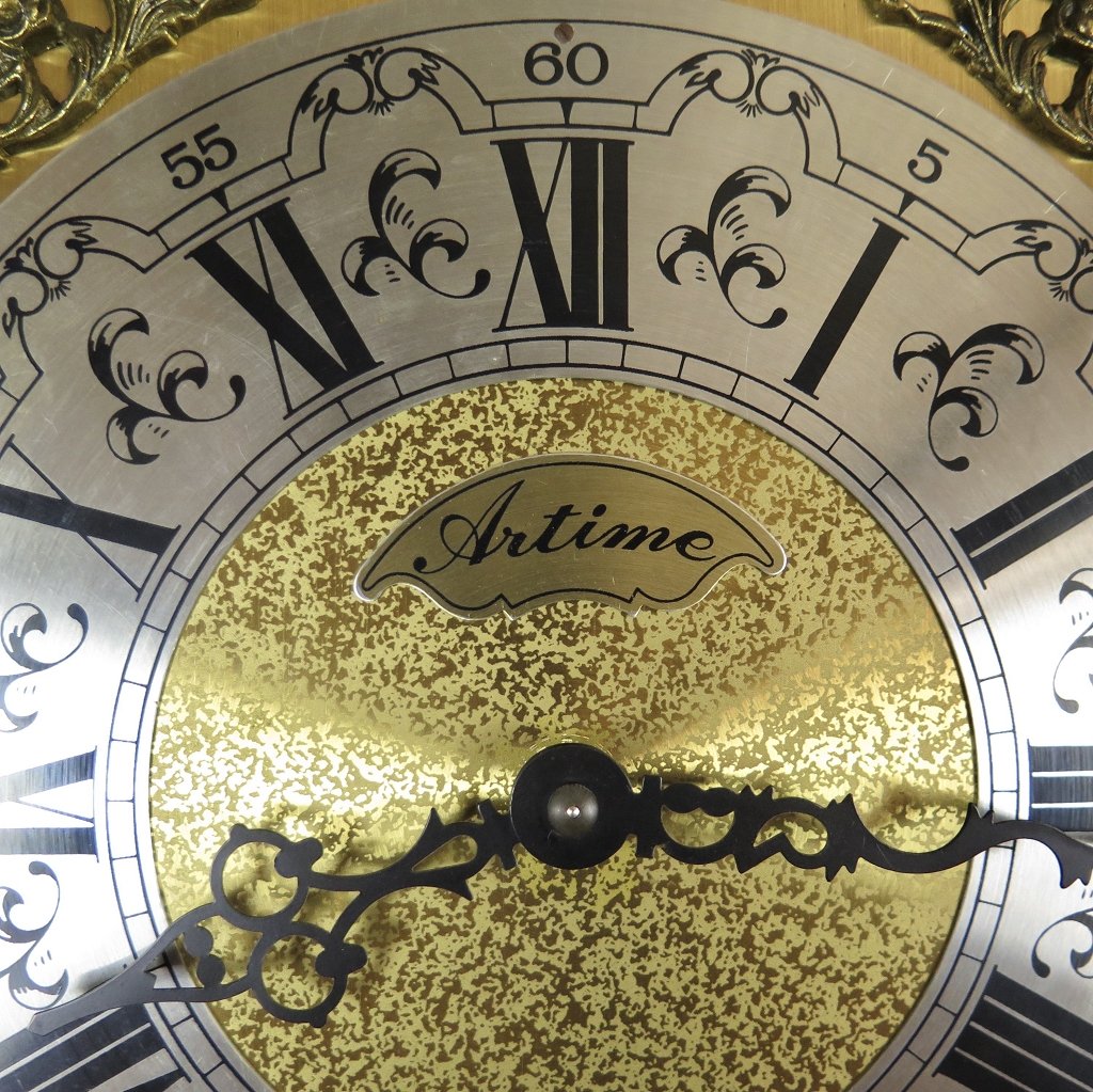 Standuhr Uhr Artime Nussbaum Westminster