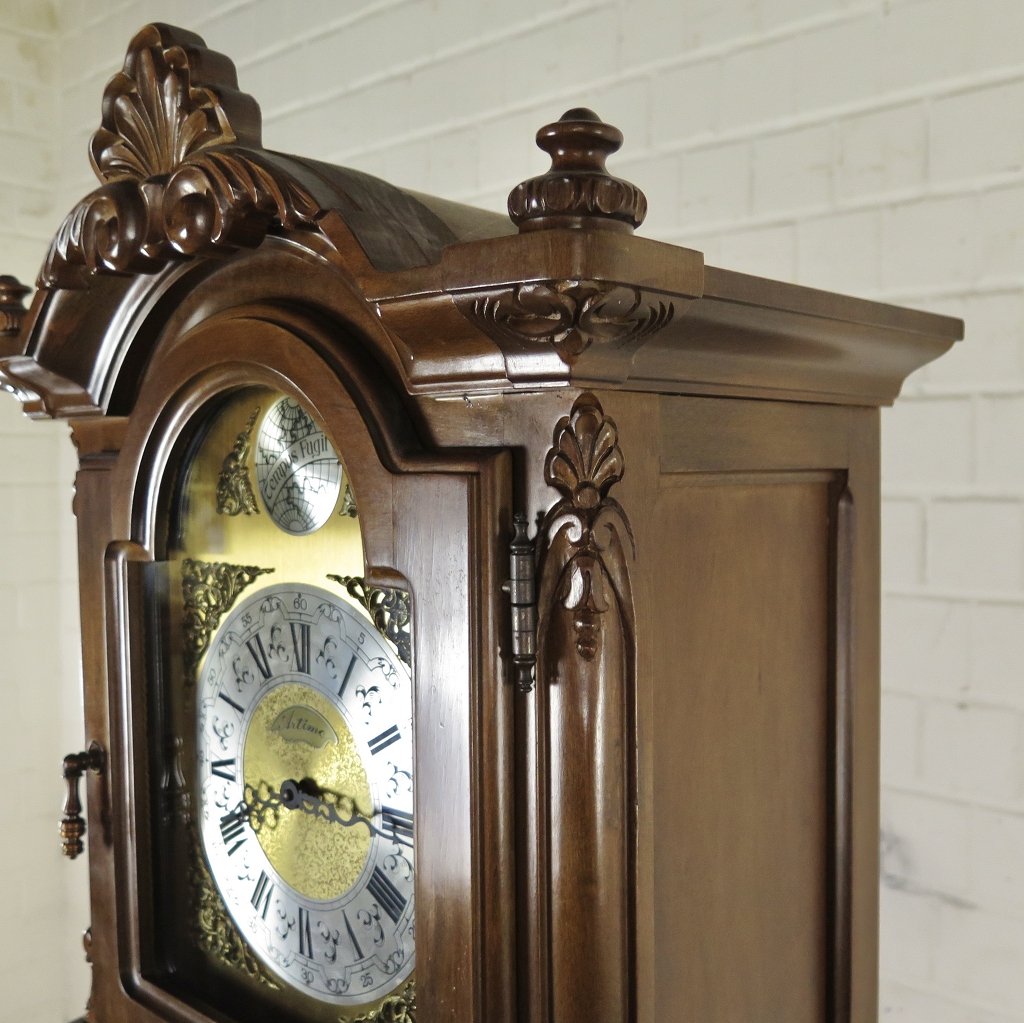 Standuhr Uhr Artime Nussbaum Westminster
