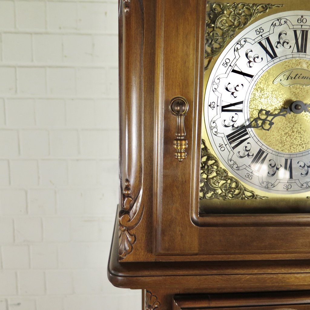 Standuhr Uhr Artime Nussbaum Westminster
