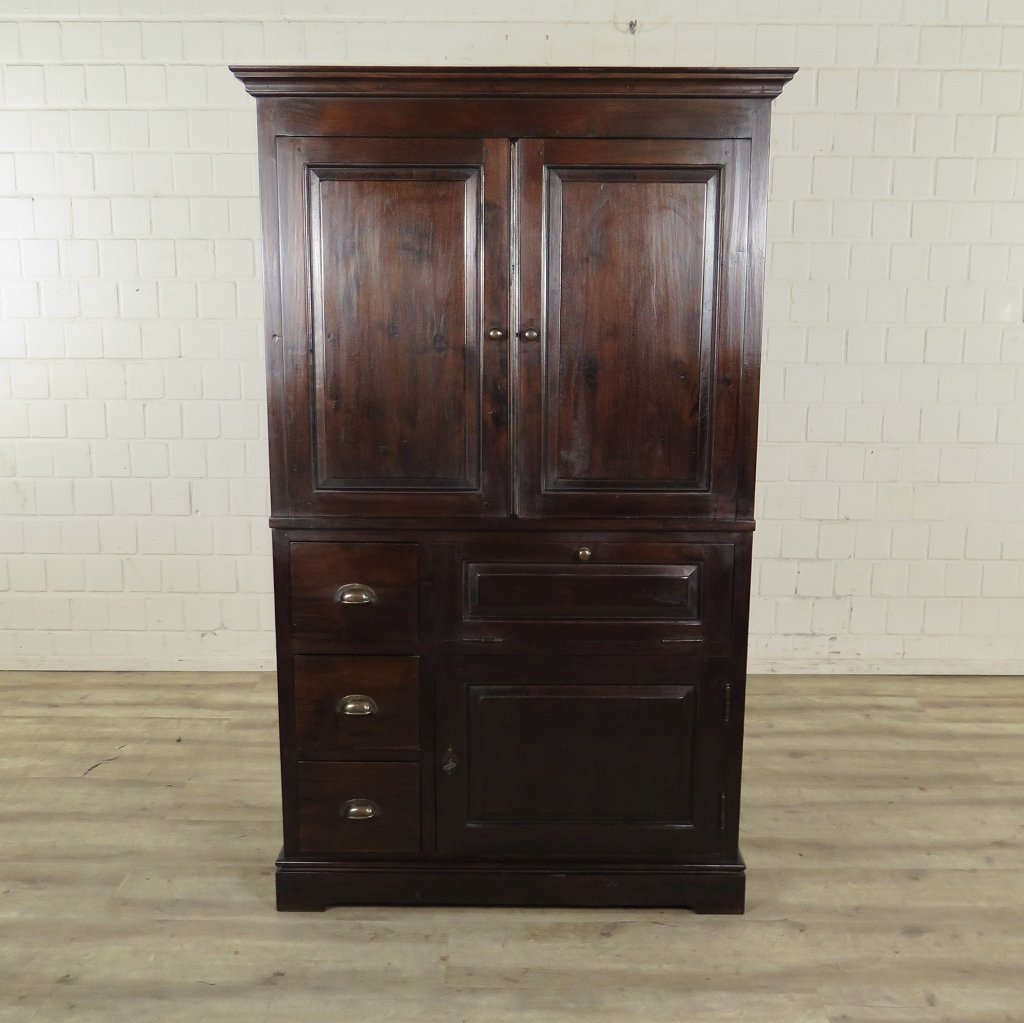 Fernsehschrank TV-Möbel Teakholz 1,02 m