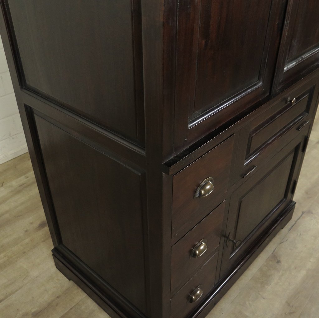 Fernsehschrank TV-Möbel Teakholz 1,02 m
