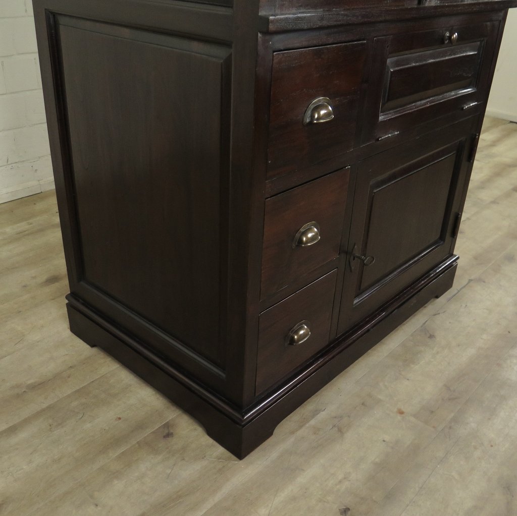 Fernsehschrank TV-Möbel Teakholz 1,02 m