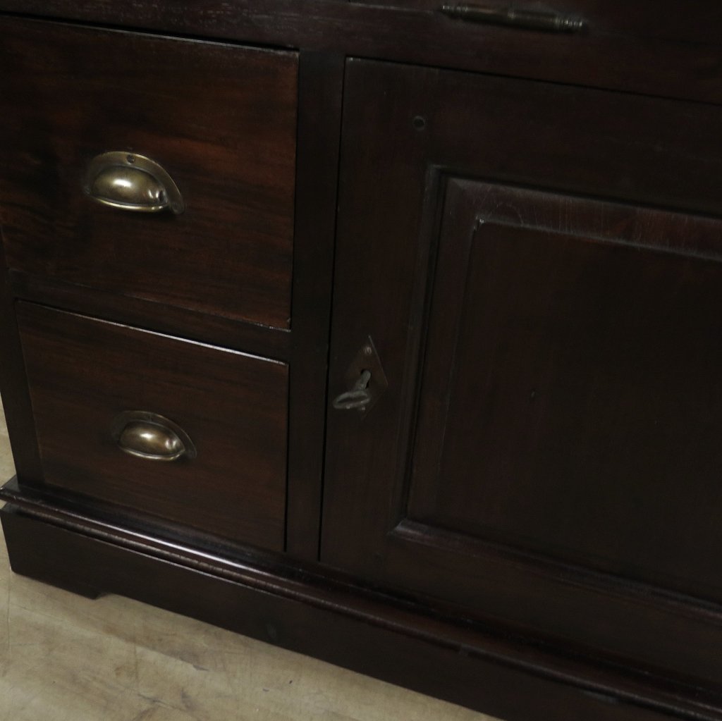 Fernsehschrank TV-Möbel Teakholz 1,02 m