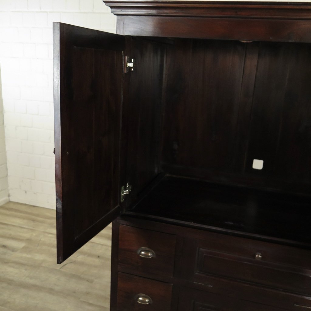 Fernsehschrank TV-Möbel Teakholz 1,02 m