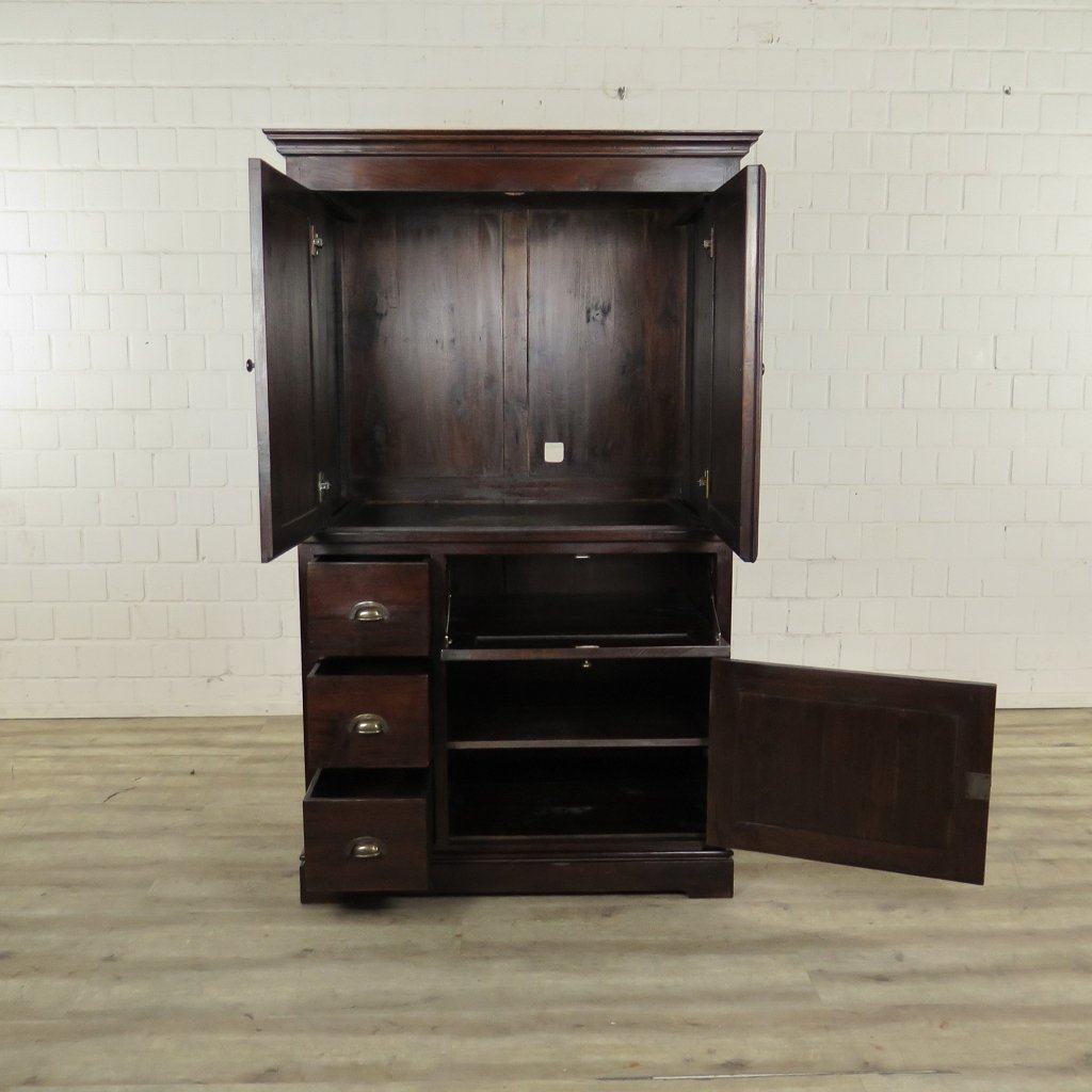 Fernsehschrank TV-Möbel Teakholz 1,02 m