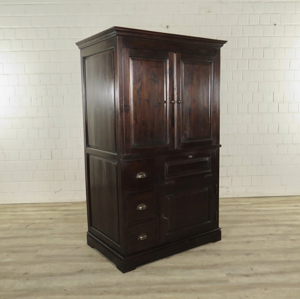 Fernsehschrank TV-Möbel Teakholz 1,02 m