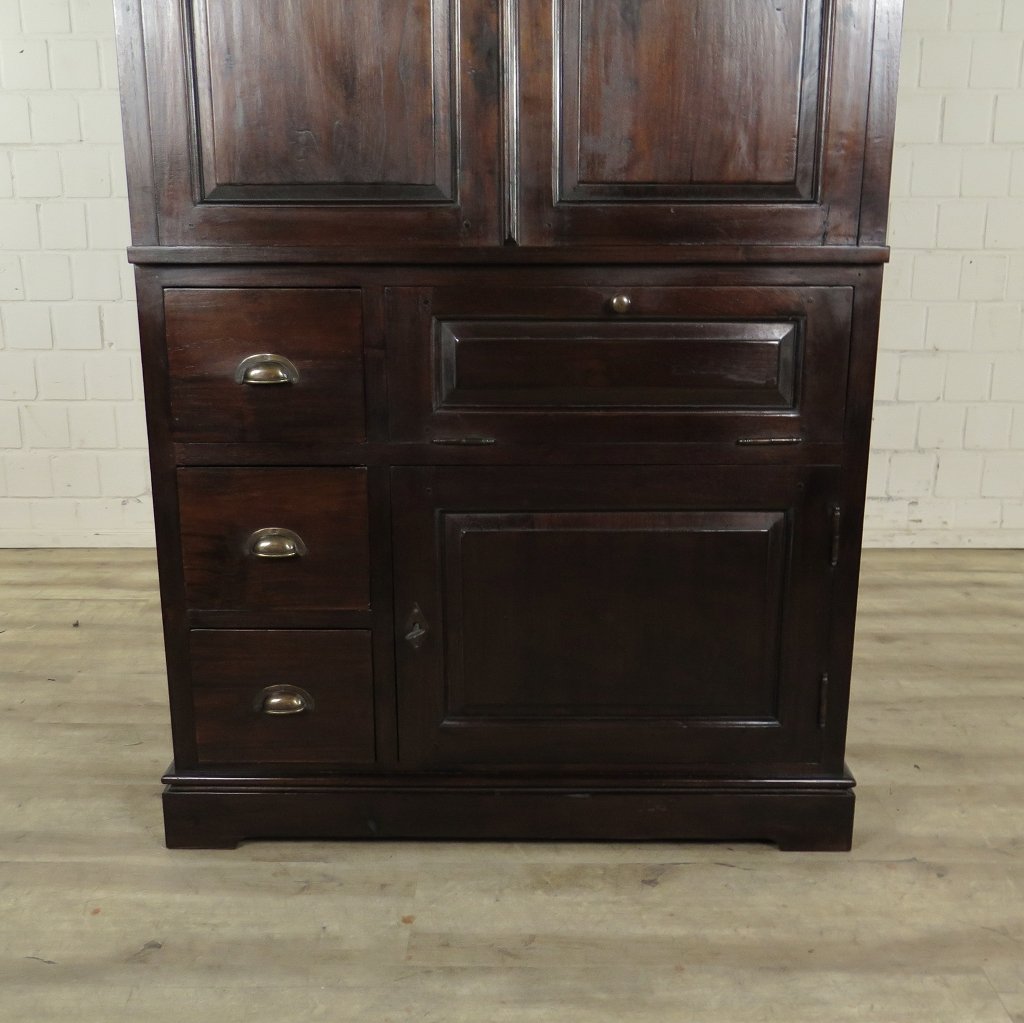 Fernsehschrank TV-Möbel Teakholz 1,02 m