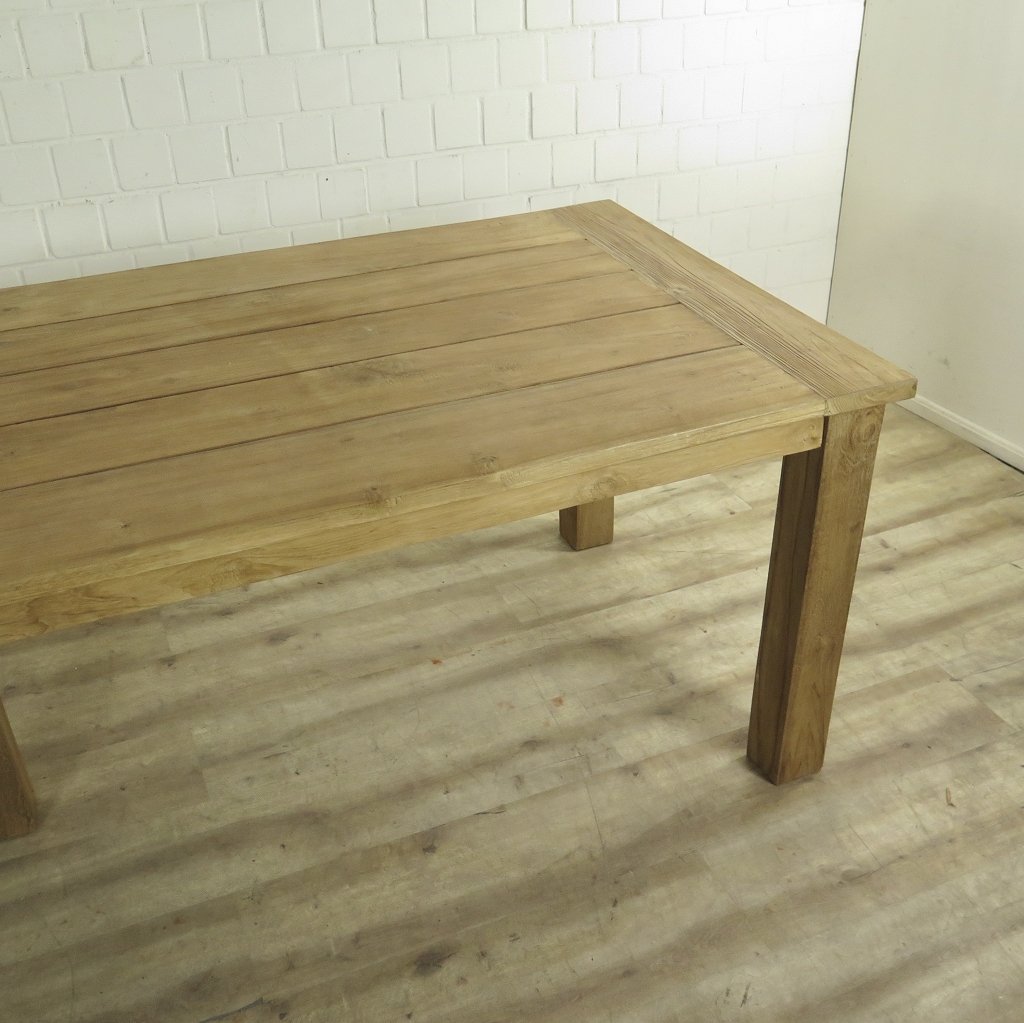 Esstisch Gartentisch Tisch Teakholz 2,80 m x 1,00 m
