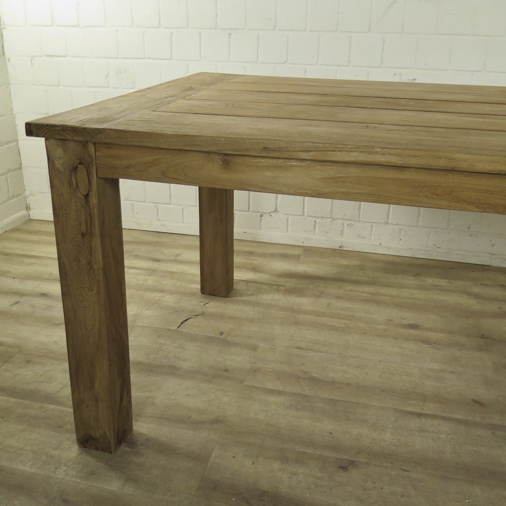Esstisch Gartentisch Tisch Teakholz 2,80 m x 1,00 m