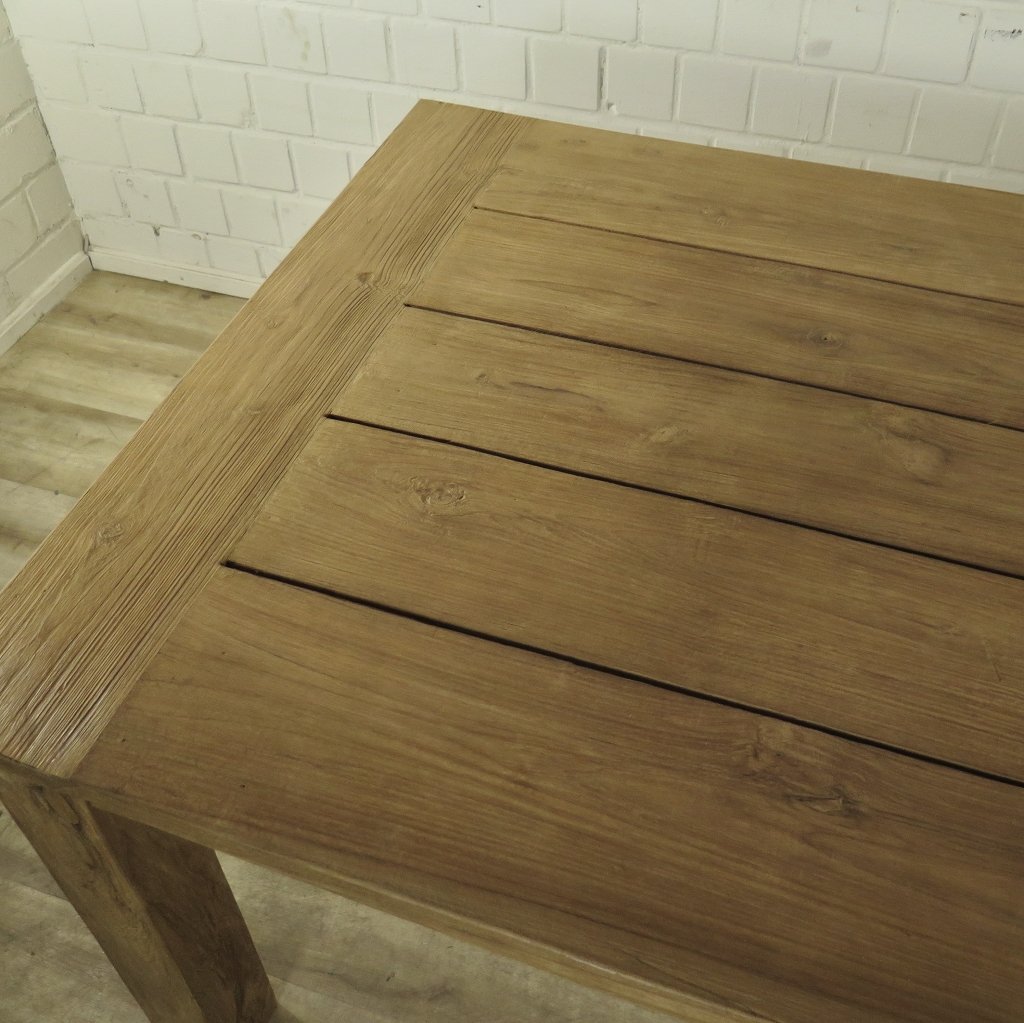 Esstisch Gartentisch Tisch Teakholz 2,80 m x 1,00 m